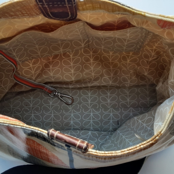 Orla Kiely Bags Orla Kiely Stem Leaf Coated Crossbody Bag Poshmark